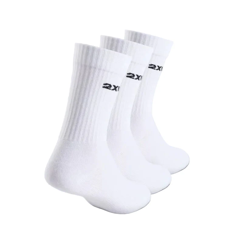 2XU Cotton Crew Socks Pack of 3 - Image 2