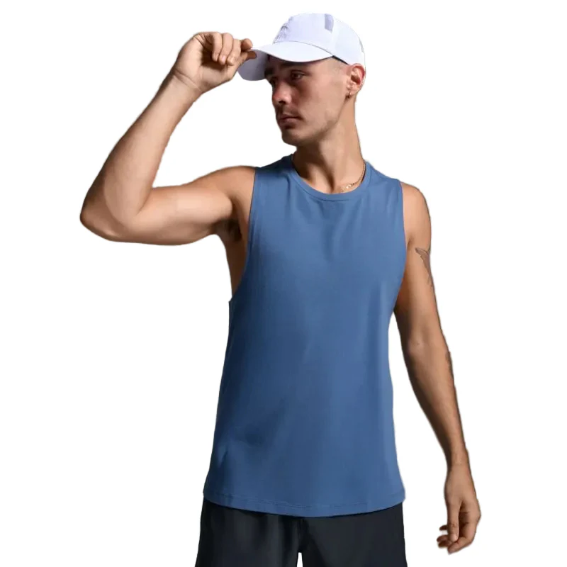 2XU Mens Motion Cotton Flex Tank