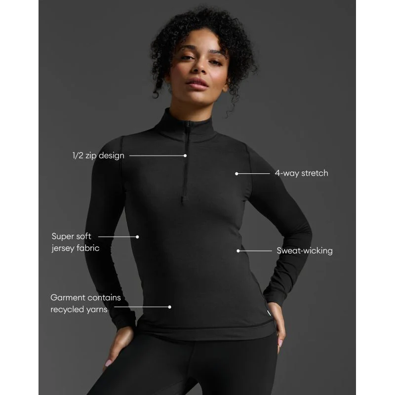 2XU Womens Flex 1/2 Zip Long Sleeve - Image 3