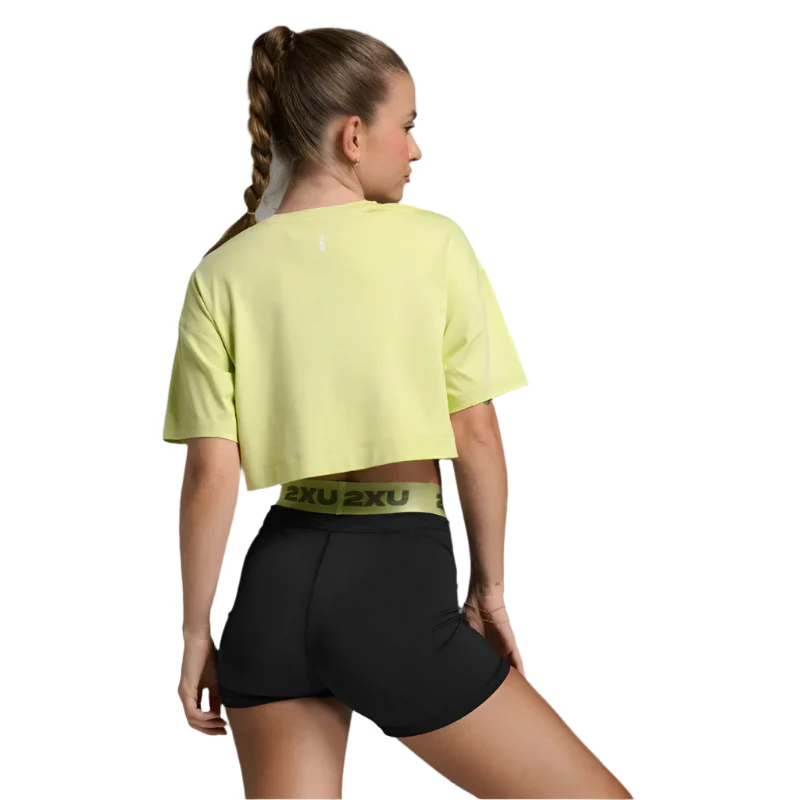 2XU Womens Form Soft Jersey Crop Tee - Image 2