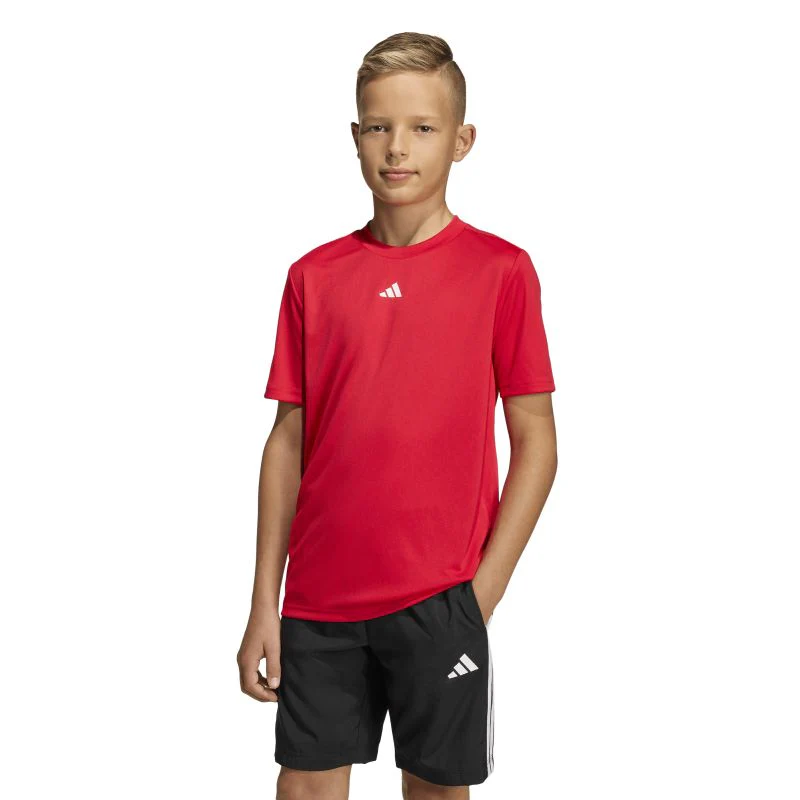 Adidas Boys Train Essentials Logo Regular Fit Tee