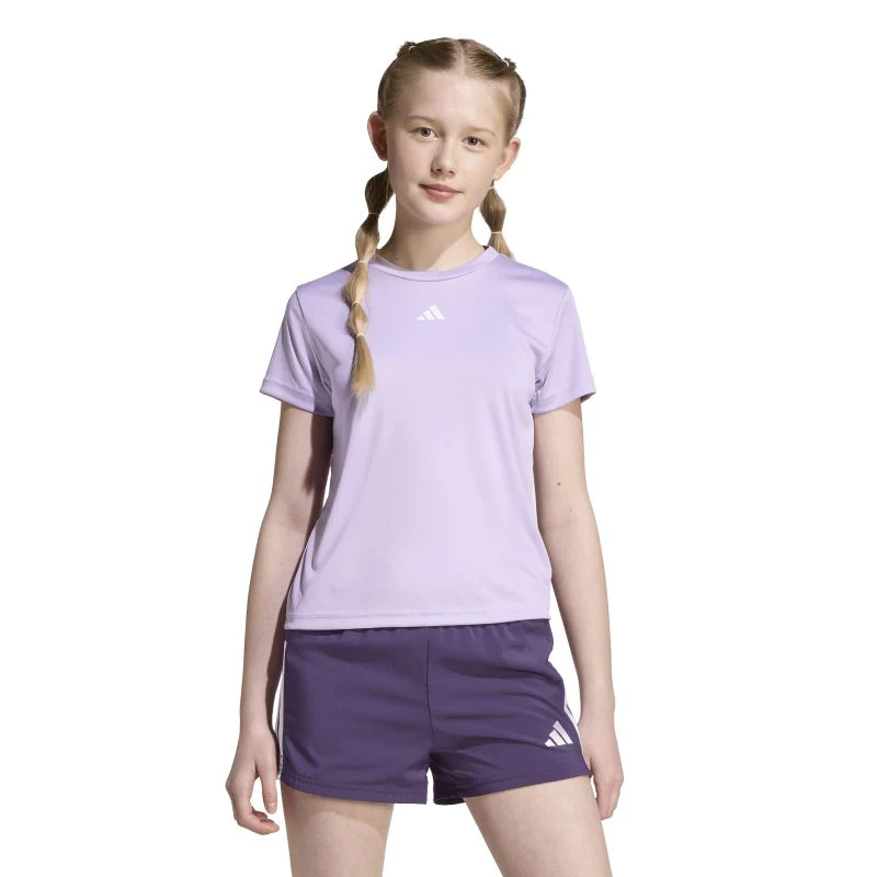 Adidas Girls Train Essentials Regular Fit Logo Training Tee