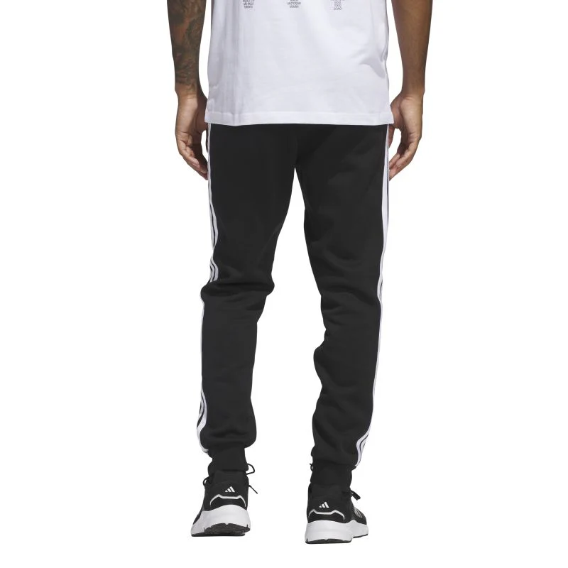 Adidas Mens Essentials 3-Stripes Fleece Trackpant - Image 2