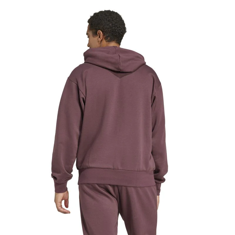 Adidas Mens Essentials Feelcozy Fleece Hoodie - Image 2