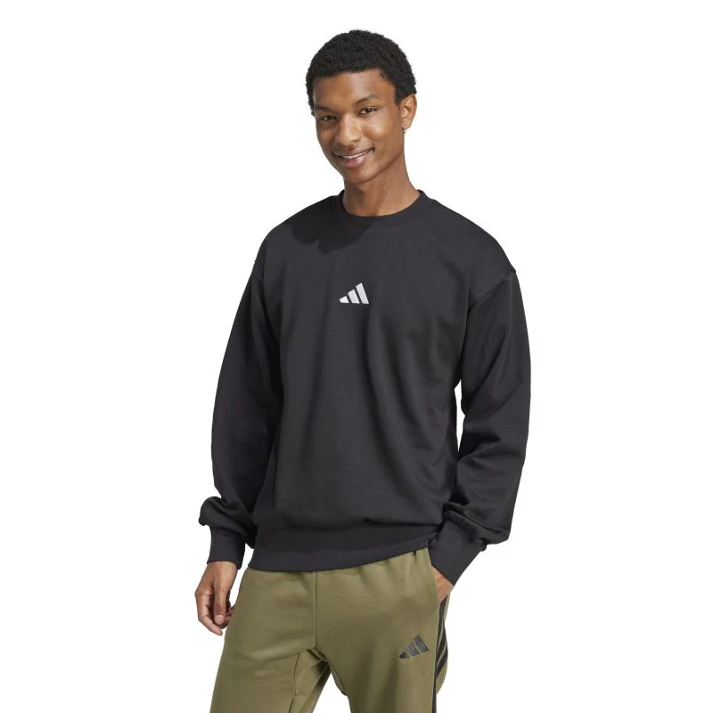 Adidas Mens Essentials Feelcozy Fleece Sweatshirt