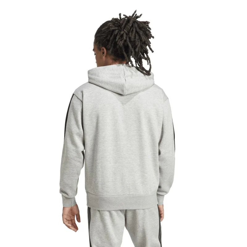 Adidas Mens Essentials Fleece 3-Stripes Hoodie - Image 2