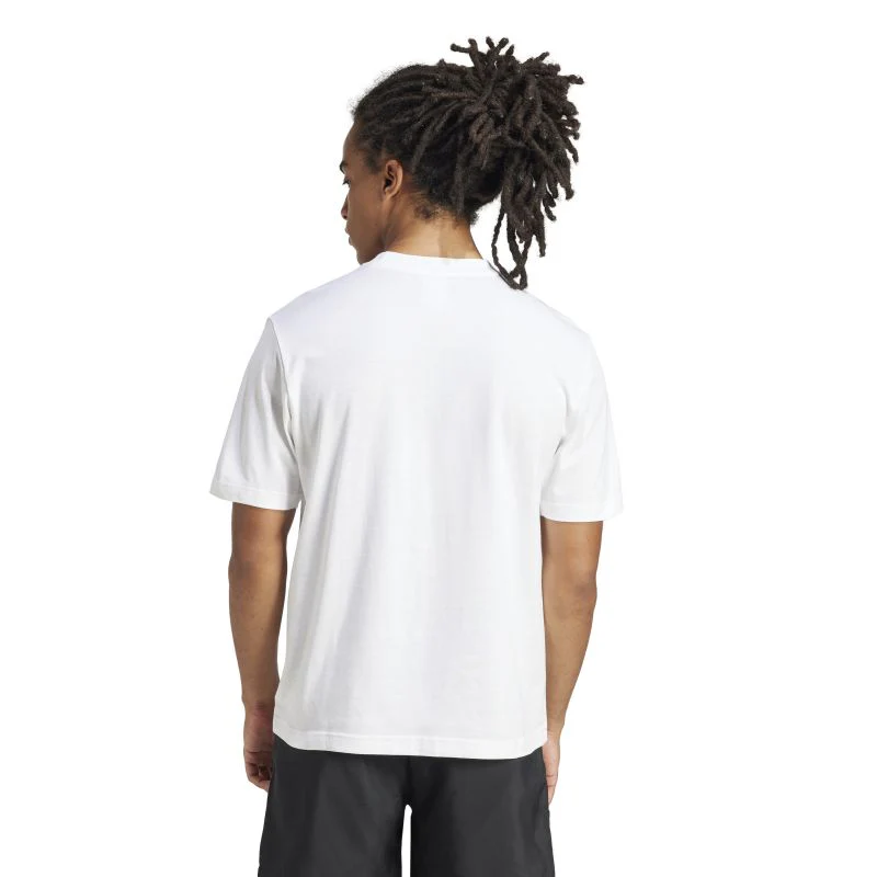 Adidas Mens Essentials Single Jersey Small Logo Tee - Image 2