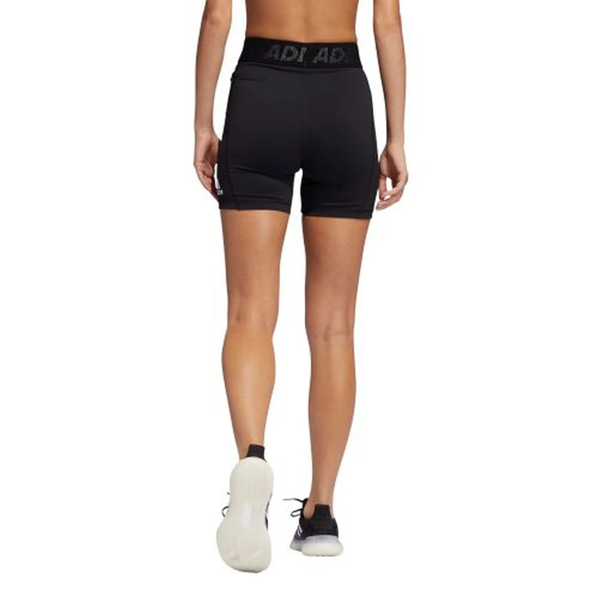 Adidas Womens Techfit Badge of Sport 3-inch Shorts - Image 3