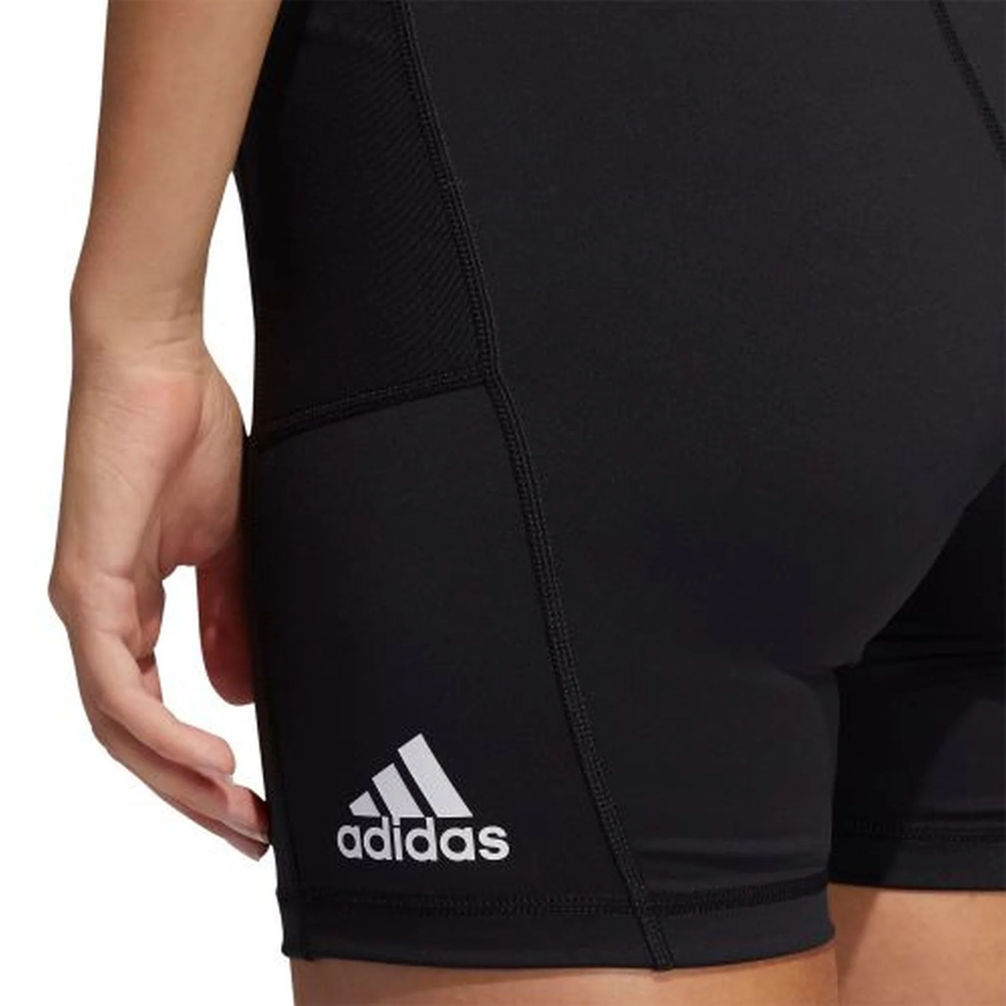 Adidas Womens Techfit Badge of Sport 5-inch Shorts - Image 2