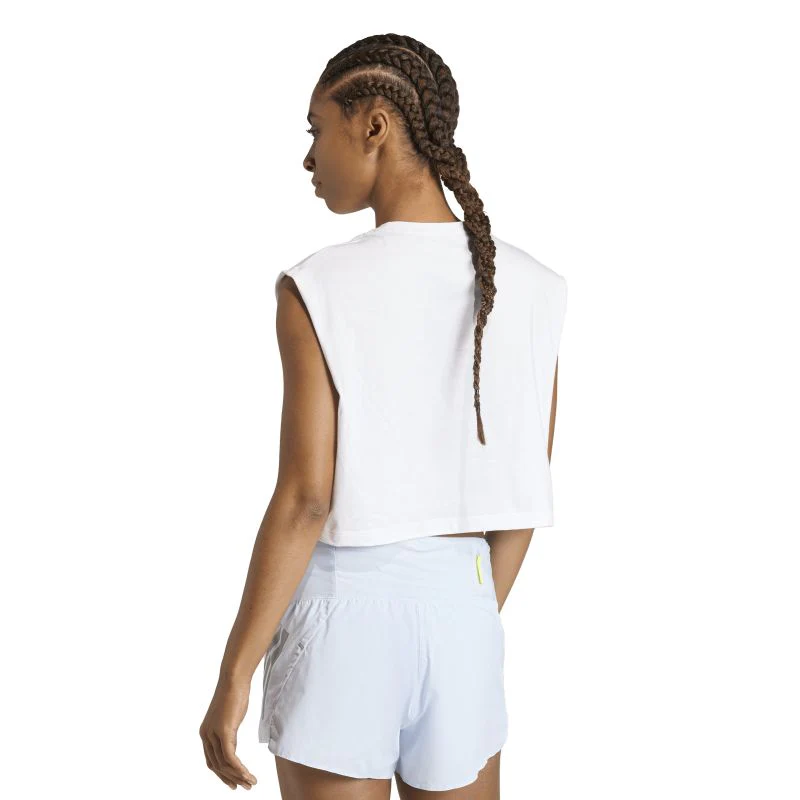 Adidas Womens adi365 Running Essentials Crop Tee - Image 2