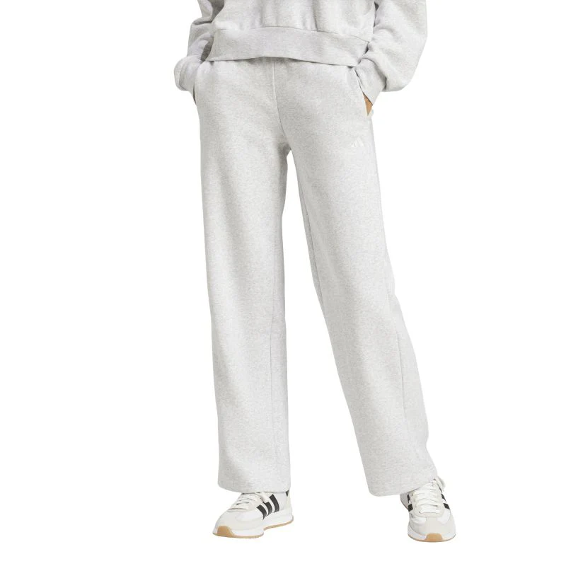 Adidas Womens Essentials Small Logo Feel Cozy Open-Hem Pants