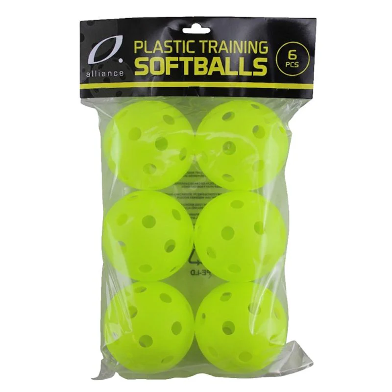 Alliance 6pk Plastic Training Softball - Image 2