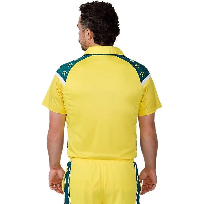 ASICS Cricket Australia Adults Replica ODI Cricket Shirt - Image 2