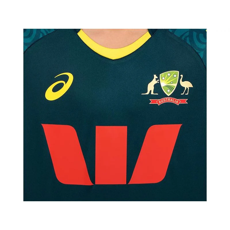 ASICS Cricket Australia Youth Replica T20 Shirt - Image 3