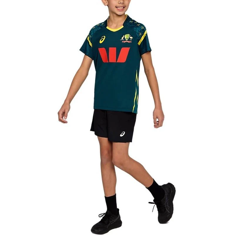ASICS Cricket Australia Youth Replica T20 Shirt - Image 4