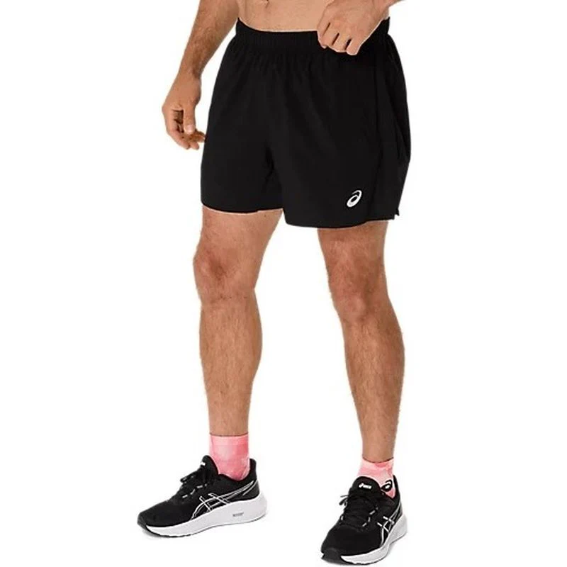 ASICS Mens Silver 5-inch Running Shorts - Image 2