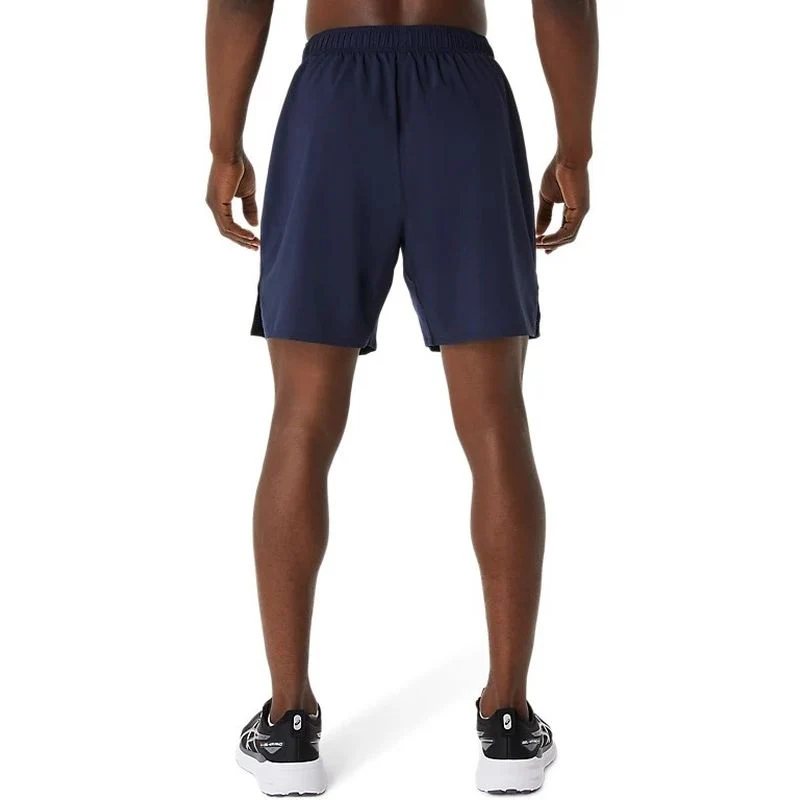 ASICS Mens Silver 7-inch Running Shorts - Image 2