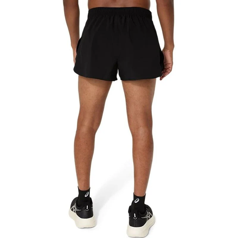 ASICS Mens Silver Split Running Shorts - Image 2