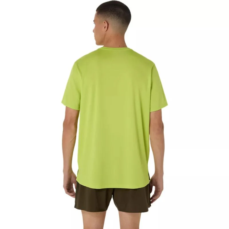 ASICS Mens Silver SS Running Top - Image 2
