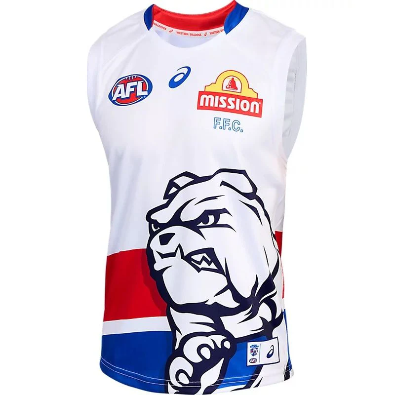 ASICS Western Bulldogs 2026 AFL Clash Adults Replica Guernsey
