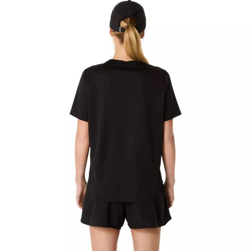 ASICS Womens Silver SS Running Top - Image 2