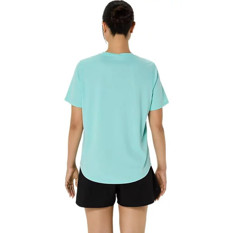 ASICS Womens Silver SS Running Top - Image 2