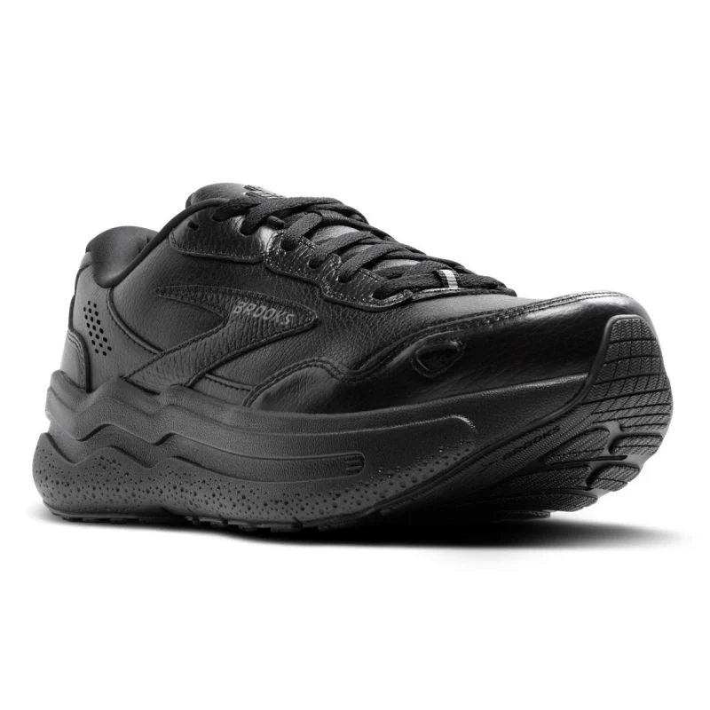 Brooks Ghost Max 2 LEATHER 2E WIDE Mens Walking Shoes - Image 6