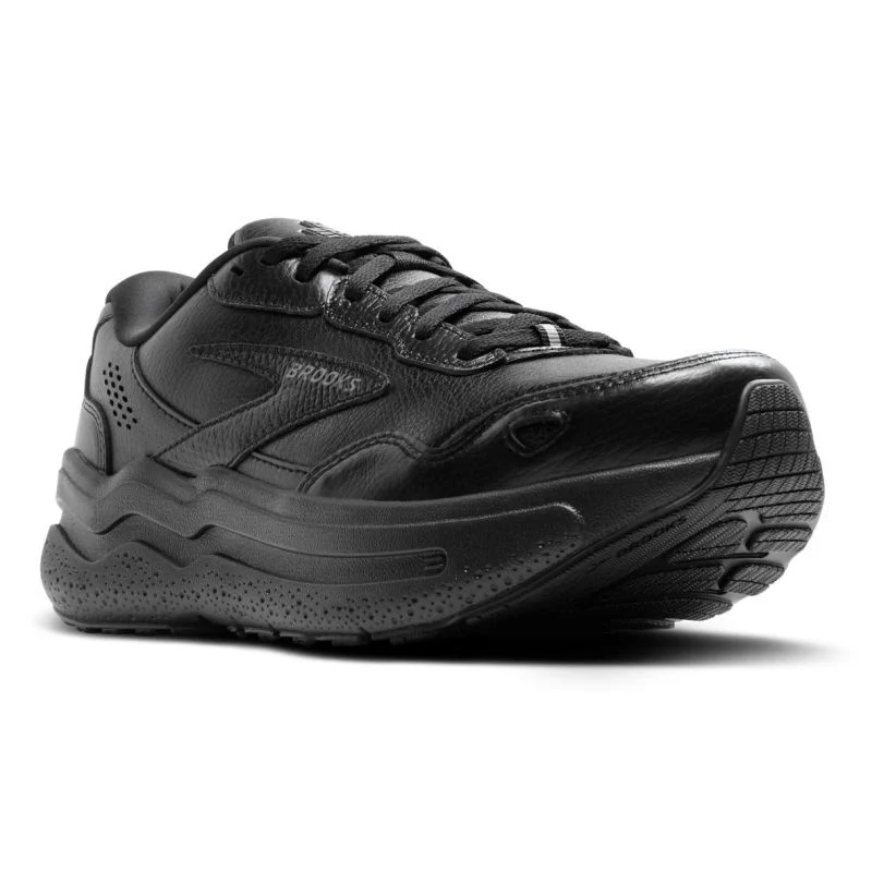 Brooks Ghost Max 2 LEATHER D WIDE Womens Walking Shoes - Image 6
