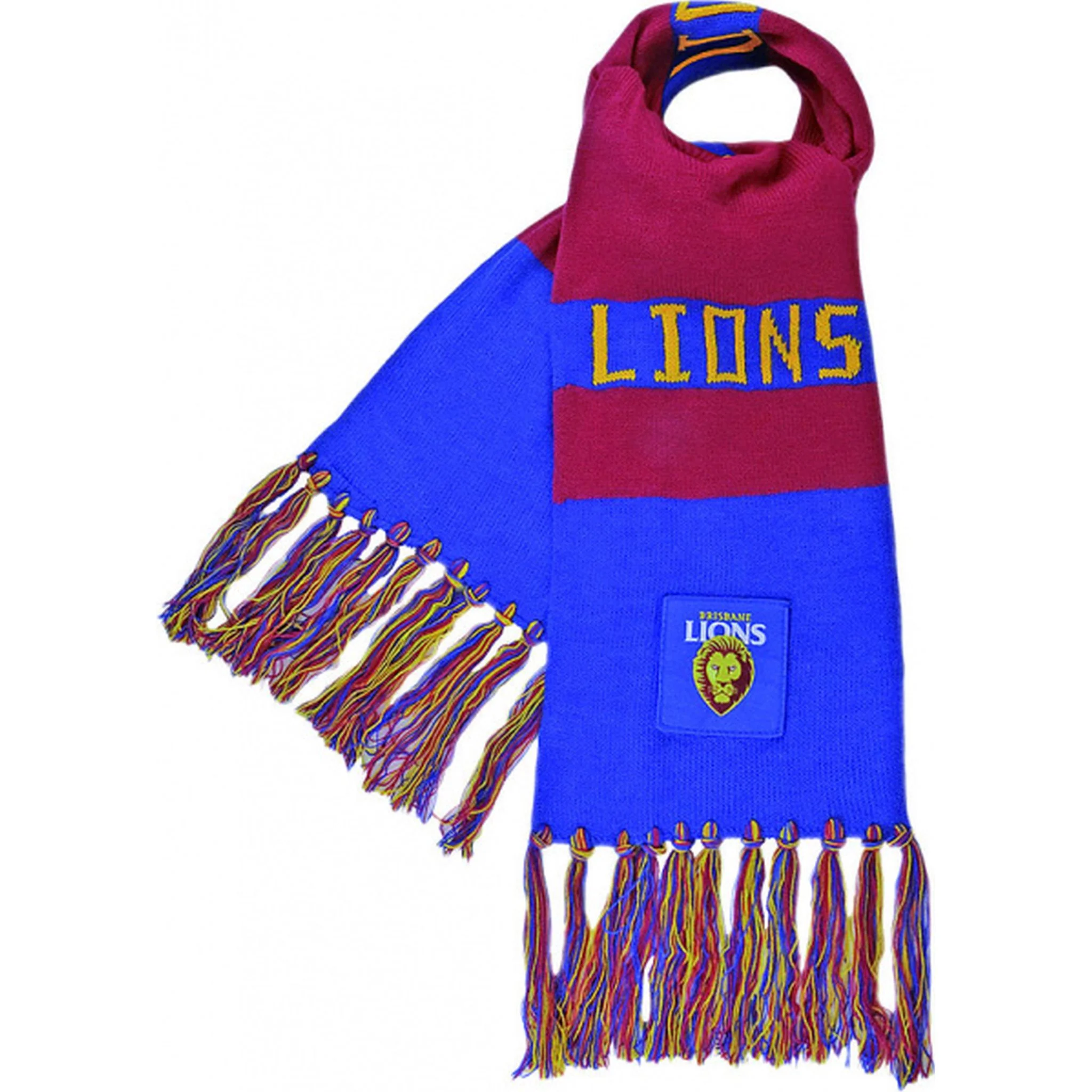 Burley Sekem Brisbane Lions AFL Bar Scarf