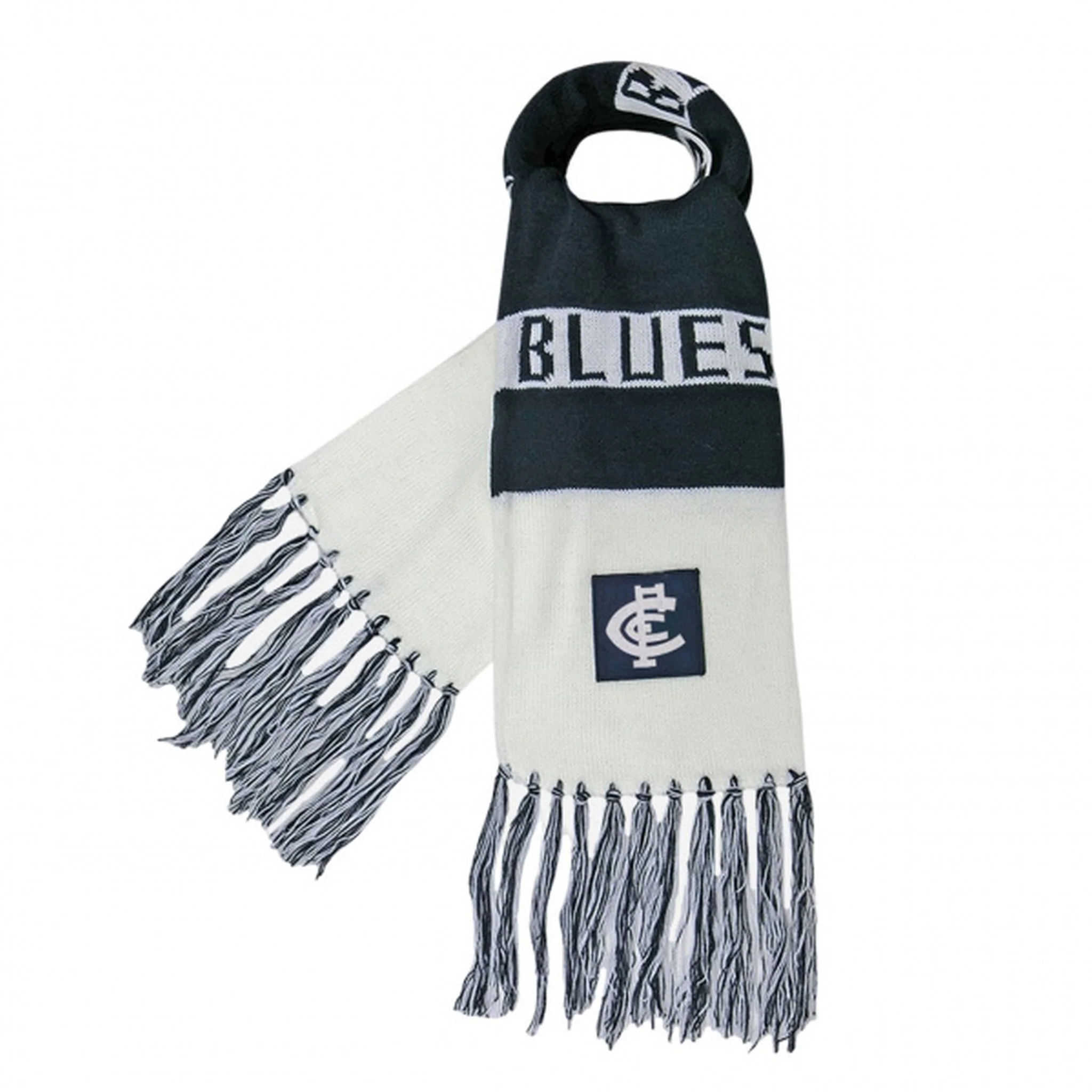 Burley Sekem Carlton Blues AFL Bar Scarf