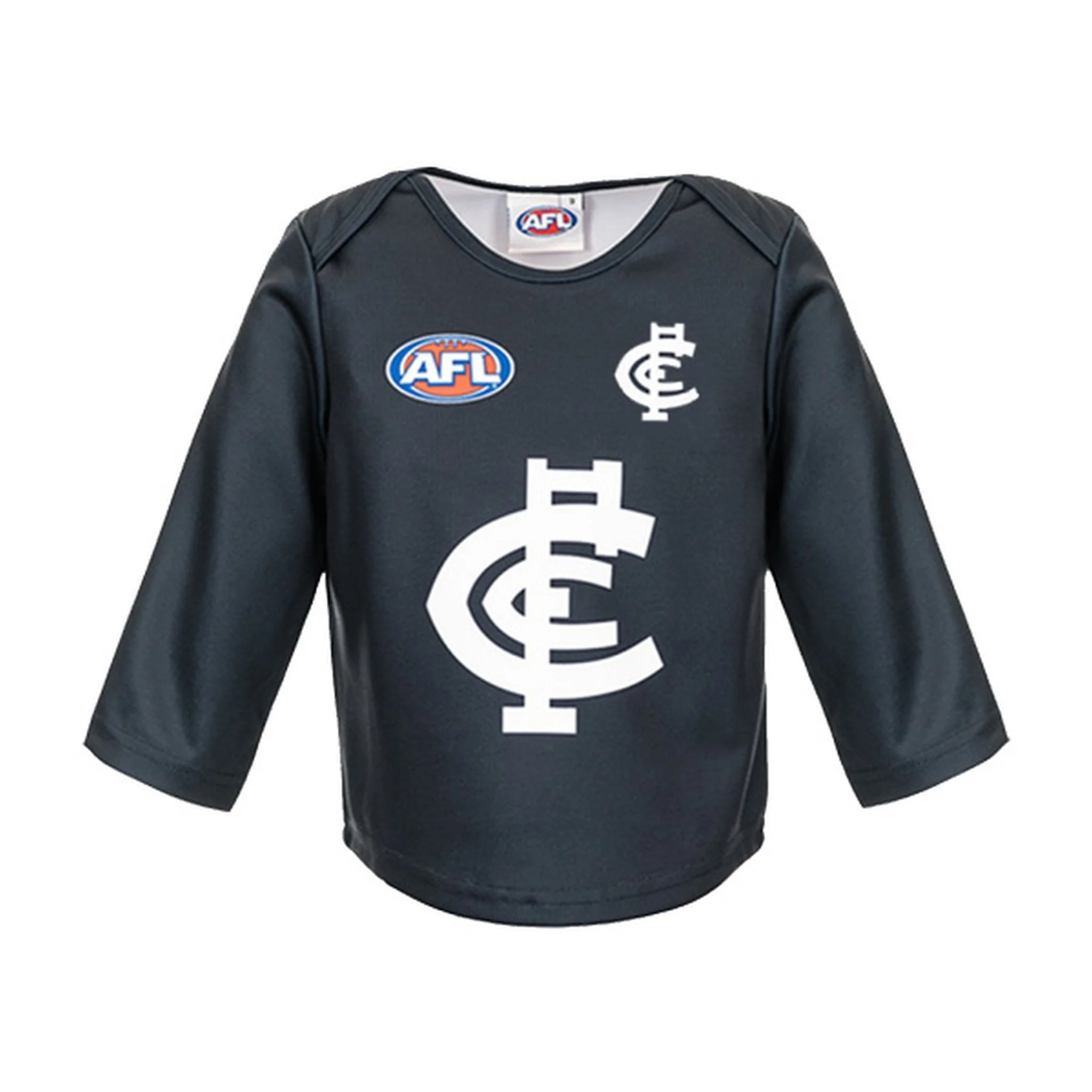Burley Sekem Carlton Blues AFL Infant Long Sleeve Replica Guernsey - (SIZE 2)