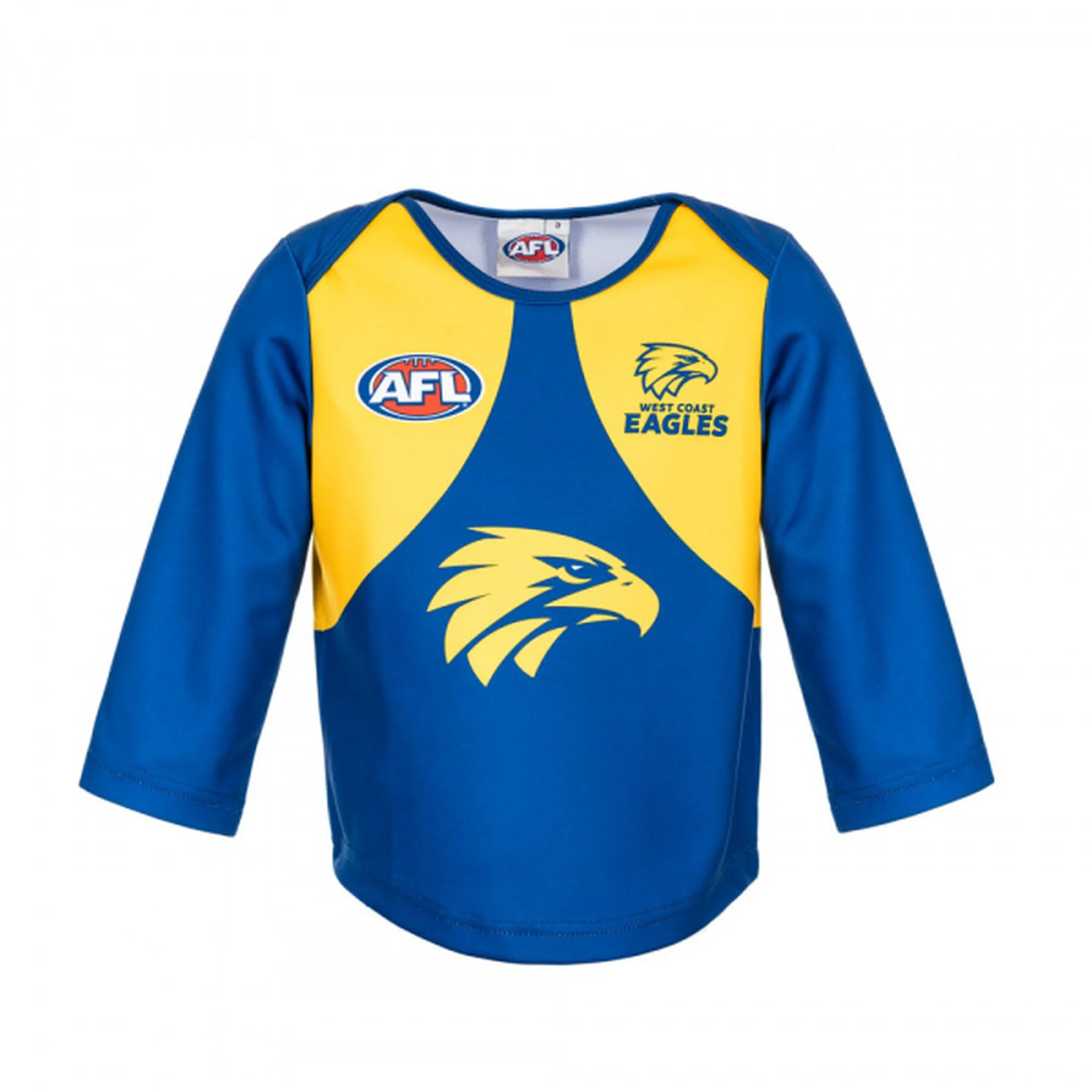 Burley Sekem West Coast Eagles AFL Infant Long Sleeve Replica Guernsey - (SIZE 2)