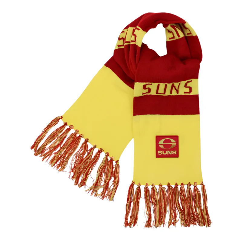 Burley Sekem Gold Coast Suns AFL Bar Scarf
