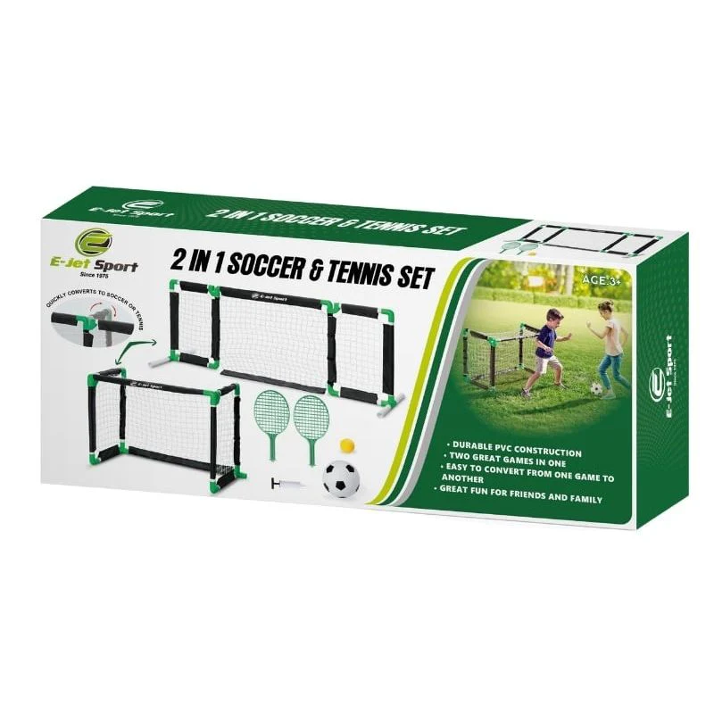 E-JET 2 in 1 Soccer & Tennis Set - Image 2