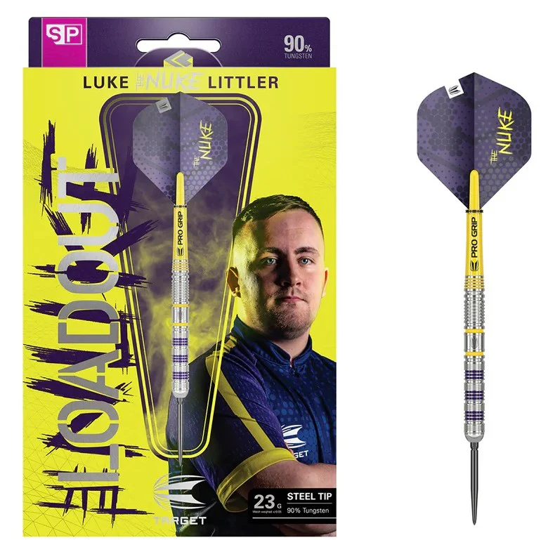 Target Luke Littler Loadout 90% Tungsten Steel Darts
