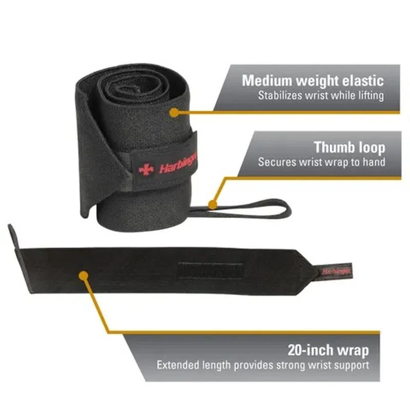 Harbinger Pro Thumbloop Wrist Wraps - Image 3
