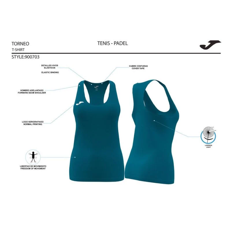 Joma Girls Siena II Tennis Tank Top - Image 2