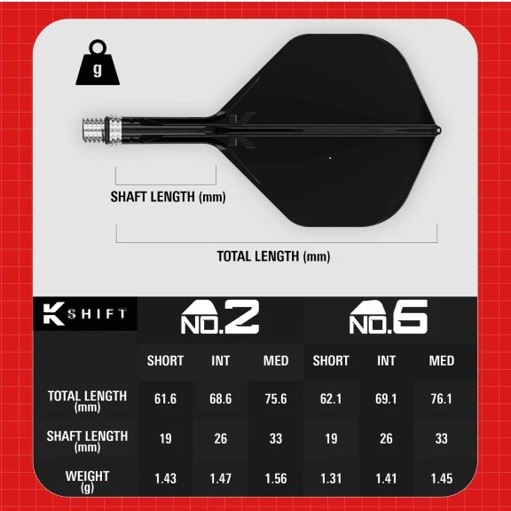 K-Shift Moulded Flight & Shaft No.2 - Image 5