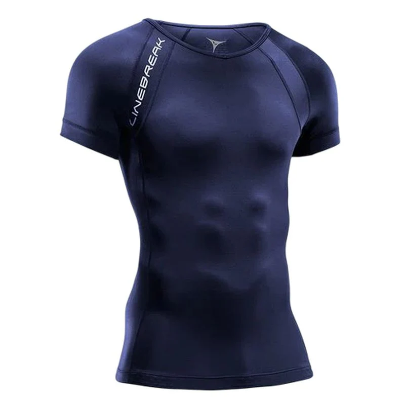Linebreak Mens Short Sleeve Compression Top