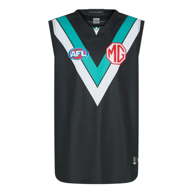 Macron Port Adelaide Power 2026 AFL Home Adult Replica Guernsey