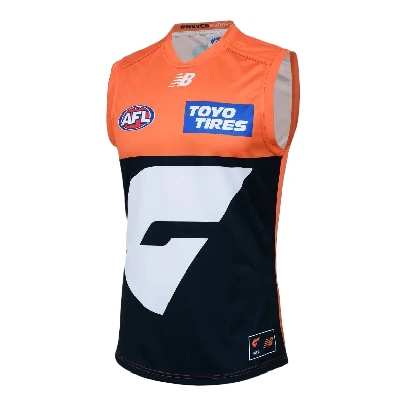 New Balance GWS Giants 2026 AFL Home Kids Replica Guernsey