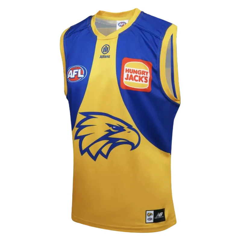 New Balance West Coast Eagles 2026 AFL Clash Adult Replica Guernsey