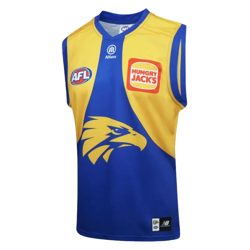 New Balance West Coast Eagles 2026 AFL Home Kids Replica Guernsey