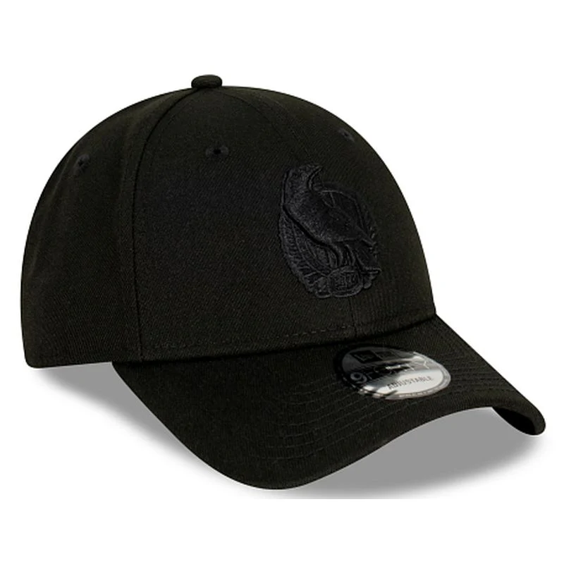 New Era Collingwood Magpies Black 9FORTY Snapback - Image 2