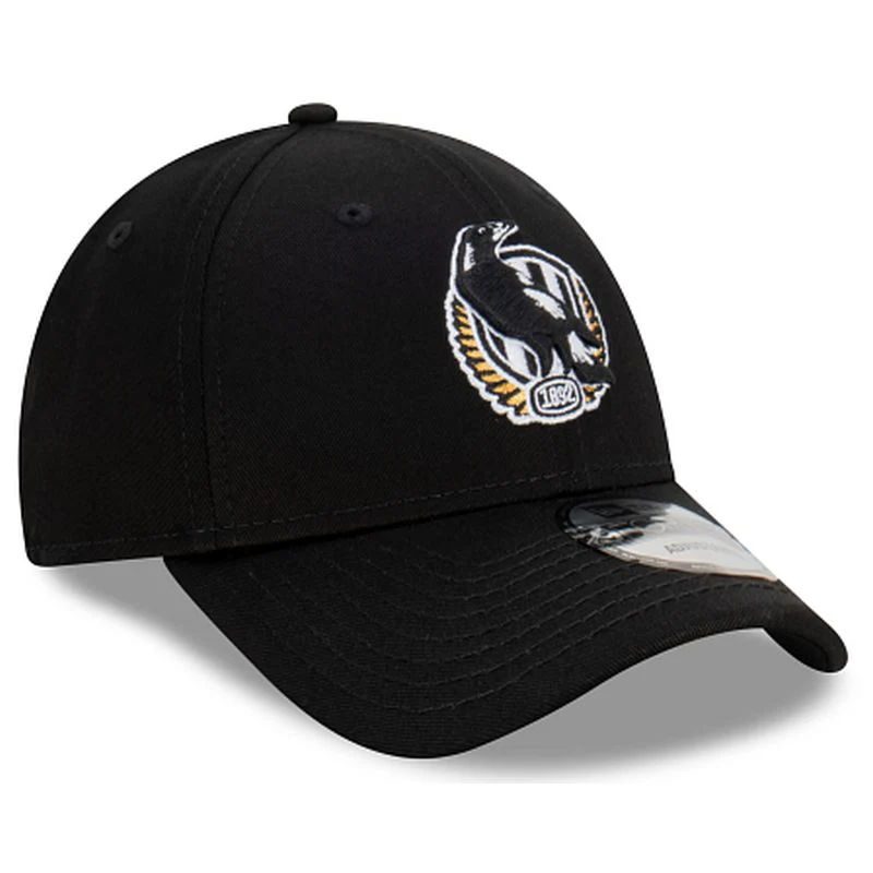 New Era Collingwood Magpies Official Team Colours 9FORTY Cloth Strap - Image 2