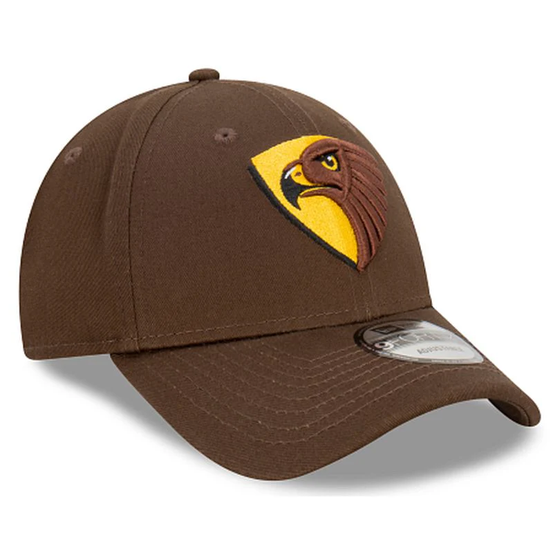 New Era Hawthorn Hawks Official Team Colours 9FORTY Cloth Strap - Image 2