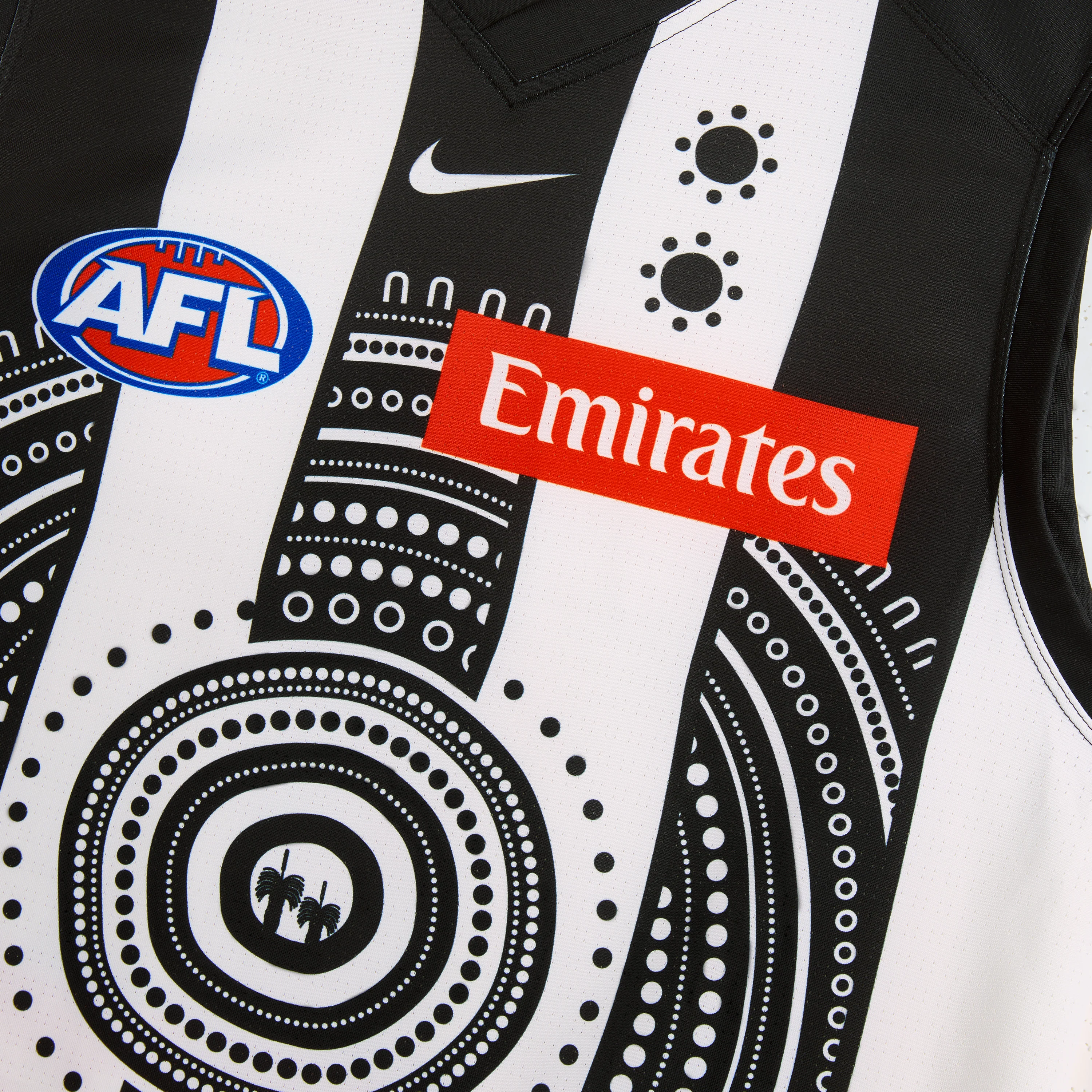 Nike Collingwood Magpies 2026 AFL Indigenous Adult Replica Guernsey - Image 3