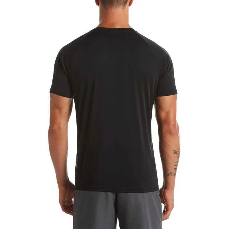Nike Mens Swim Essential Short Sleeve Hydroguard Top - Image 2