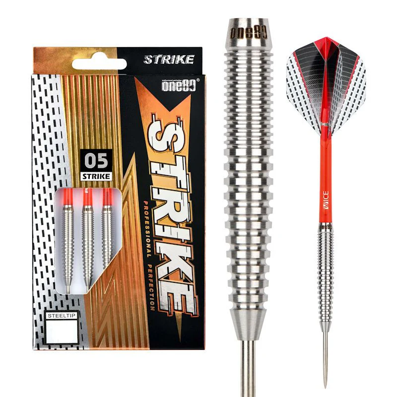 ONE80 Strike 80% Tungsten Darts - Red (05)
