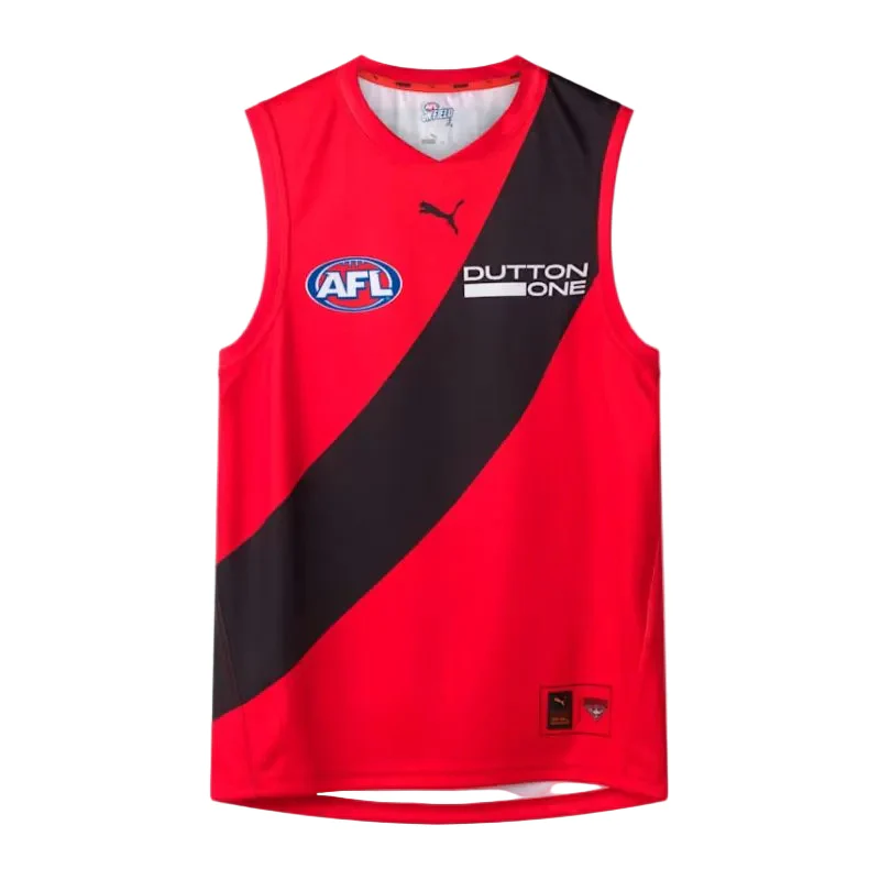 PUMA Essendon Bombers 2026 AFL Away Adult Replica Guernsey